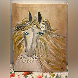 Elegant Horse Canvas Art in Cream and Brown
New
By artist S. Boudreau